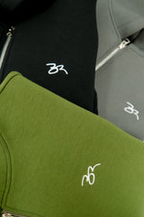 Evans Scuba Zip-Up - Olive Green