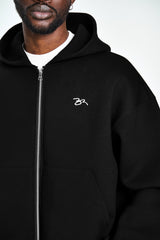 Evans Scuba Zip-Up - Jet Black