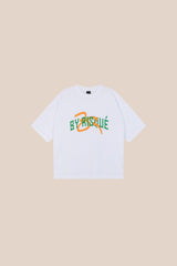 Signature Tee (Green/Orange)